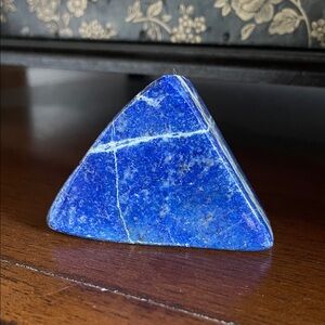 Lapis Lazuli Triangle Stone Home Accent